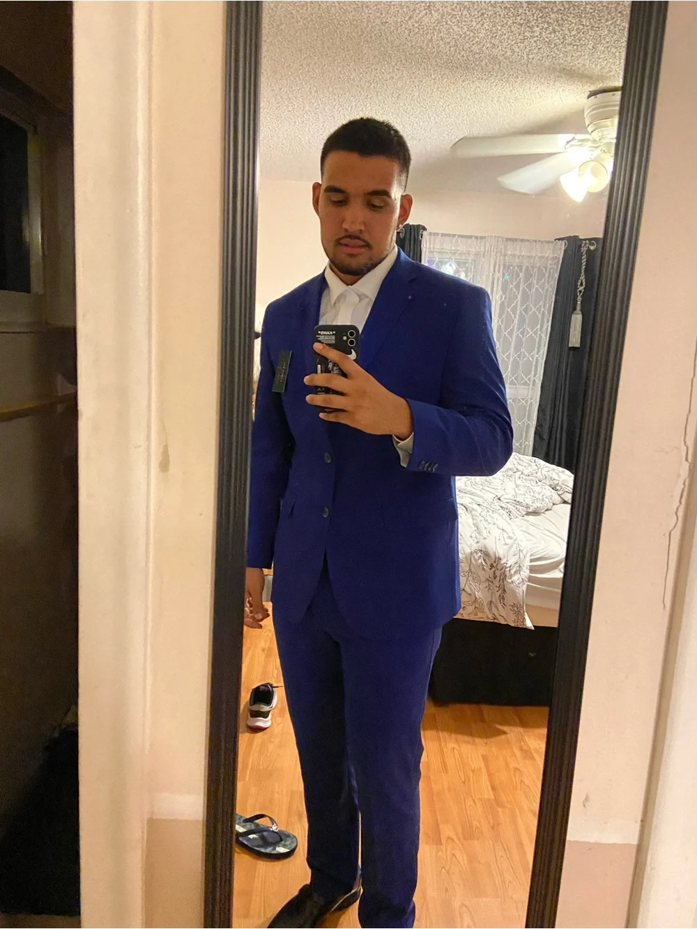 Classic Men's Royal Blue Suit Jacket & Pants